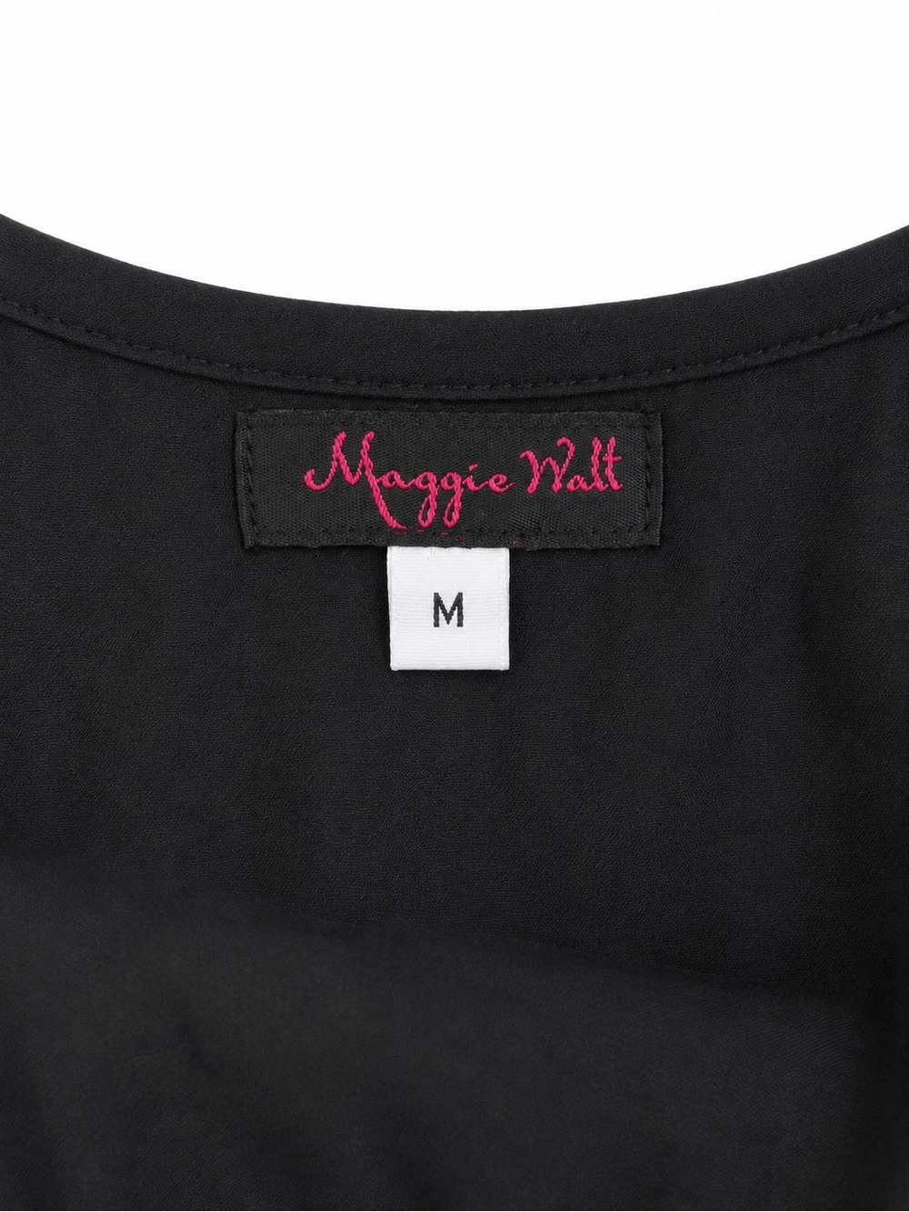 Maggie Walt Vintage Y2K Ruched Peplum Corset Top Black M - Picture 5 of 7